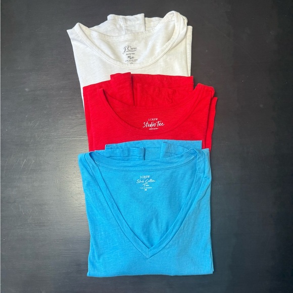 Three J.Crew Short Sleeve Tee-Shirts - Picture 2 of 3